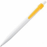 Plastikowy długopis z kolorowym klipem 
